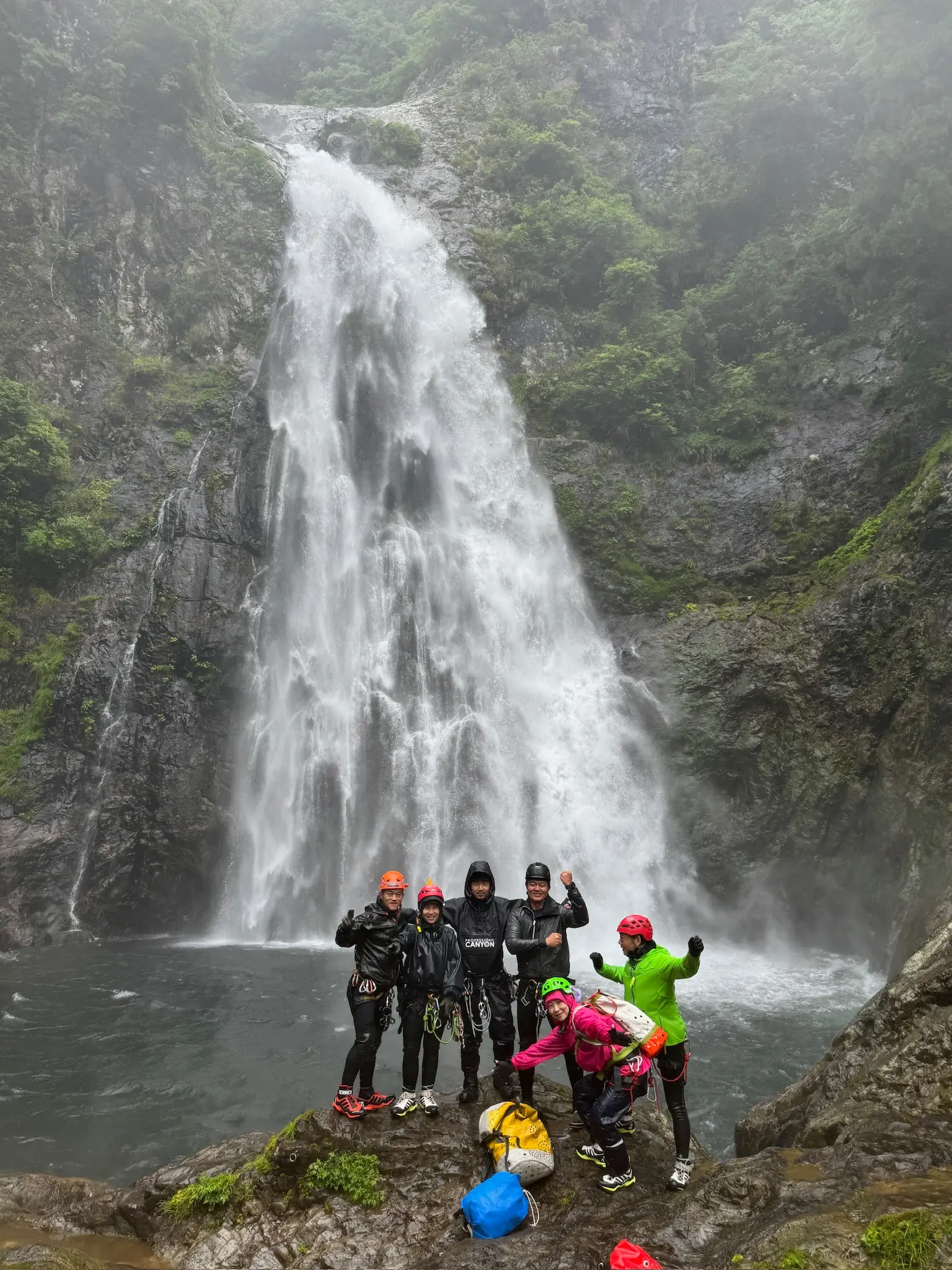 Volcanic canyon corridor — Yakushima, Japan