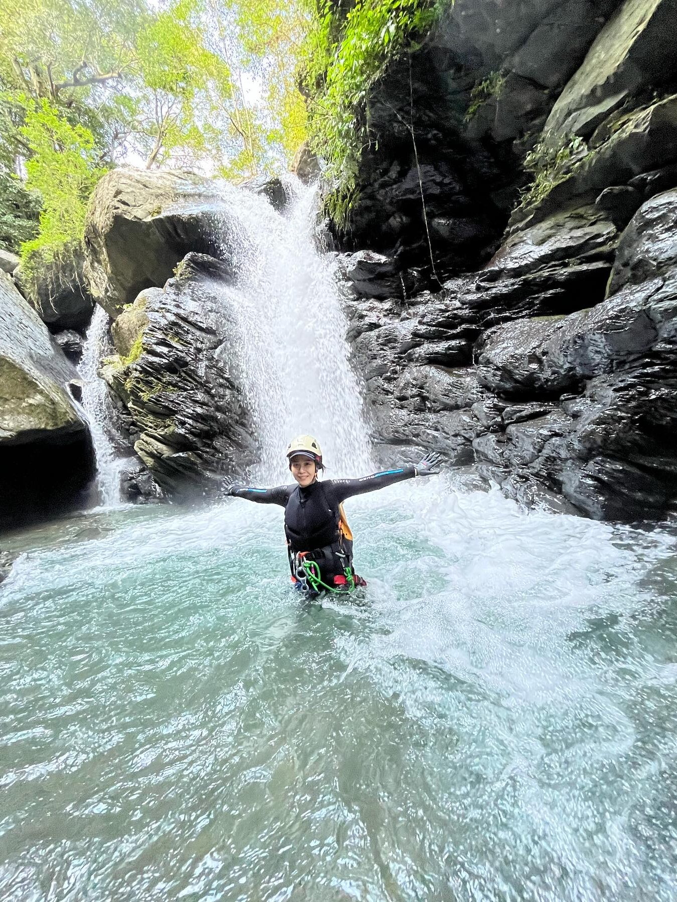 Taiwanese Canyoneer in Wuchong Canyon