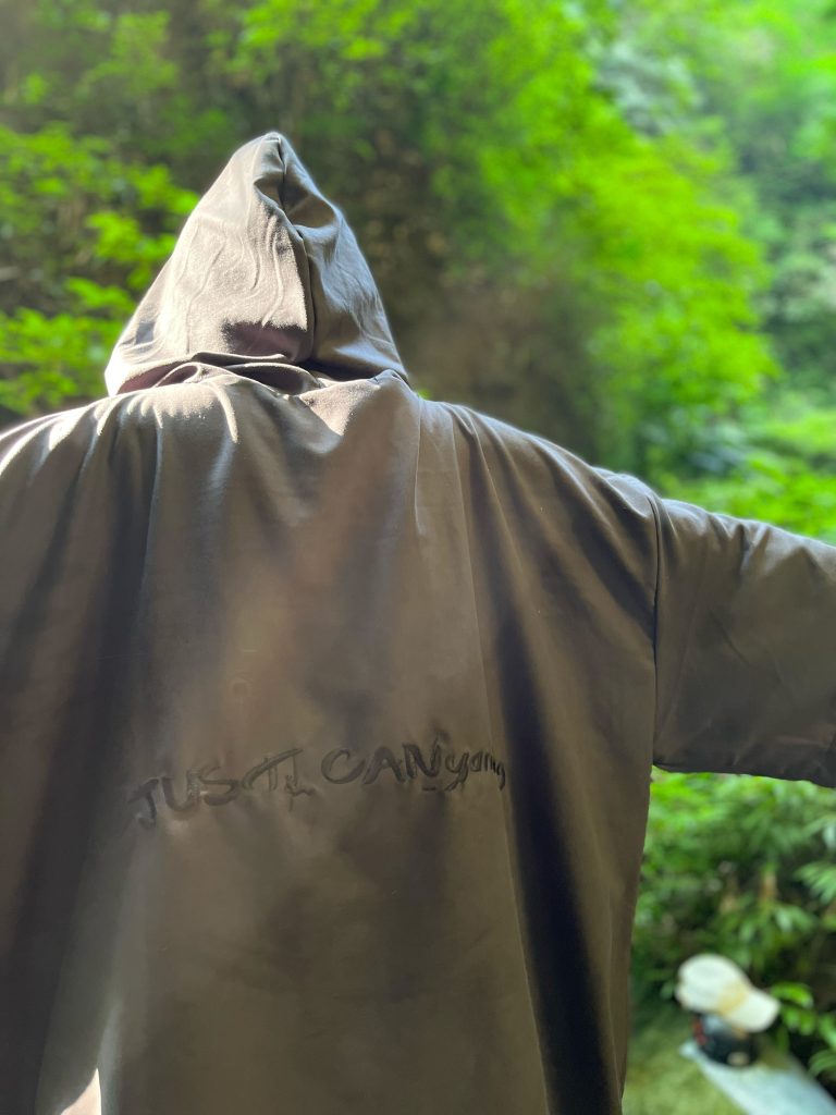JUST Canyoning changing poncho