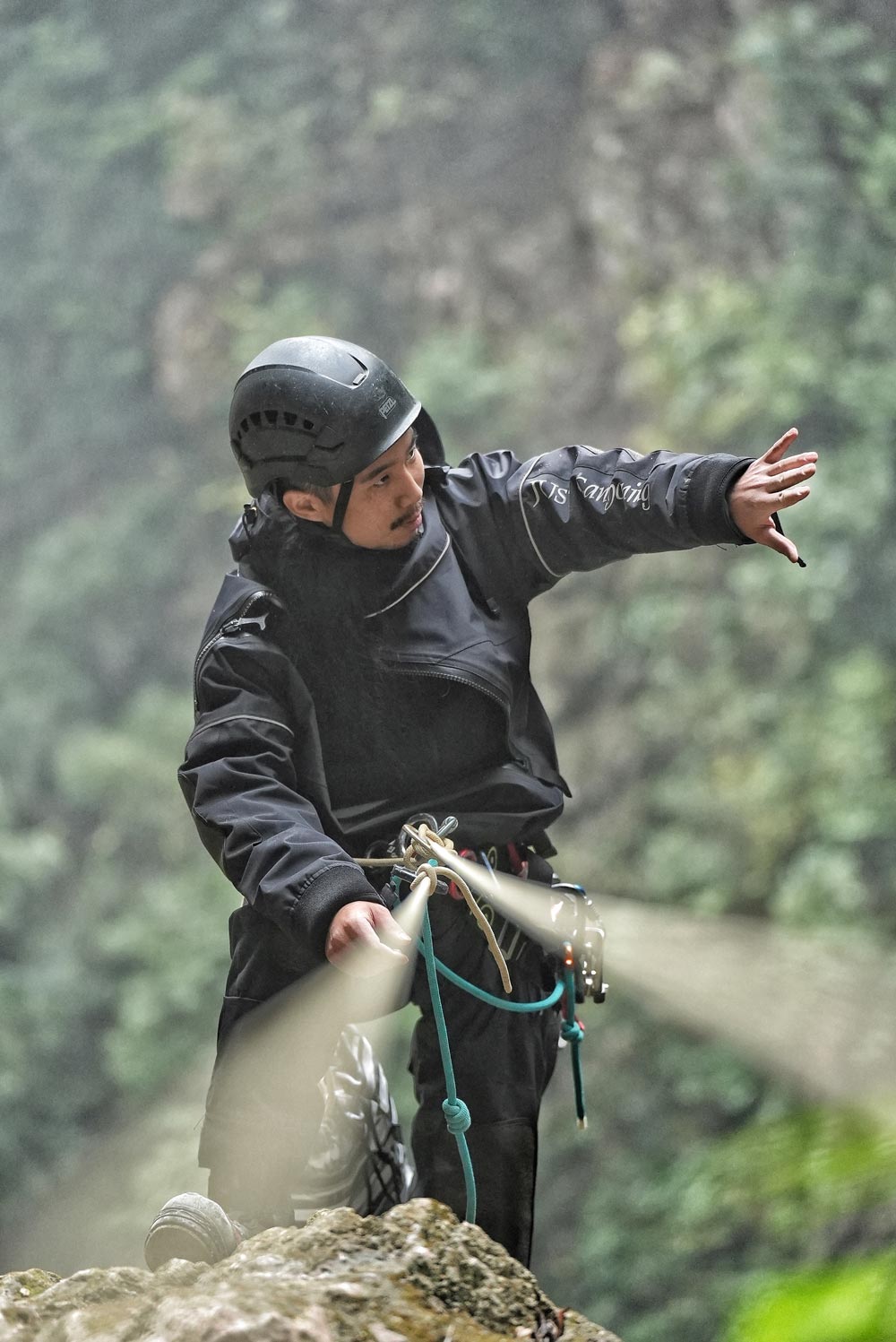 Portrait of JUST Canyoning head guide Justen